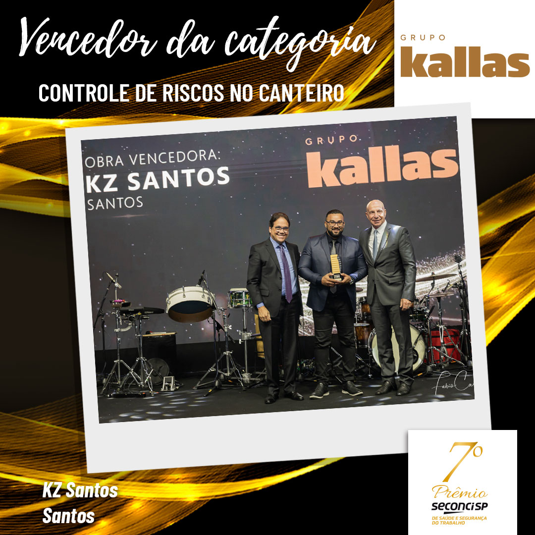 Controle de Riscos no Canteiro - Grupo Kallas - KZ Santos - Ssantos